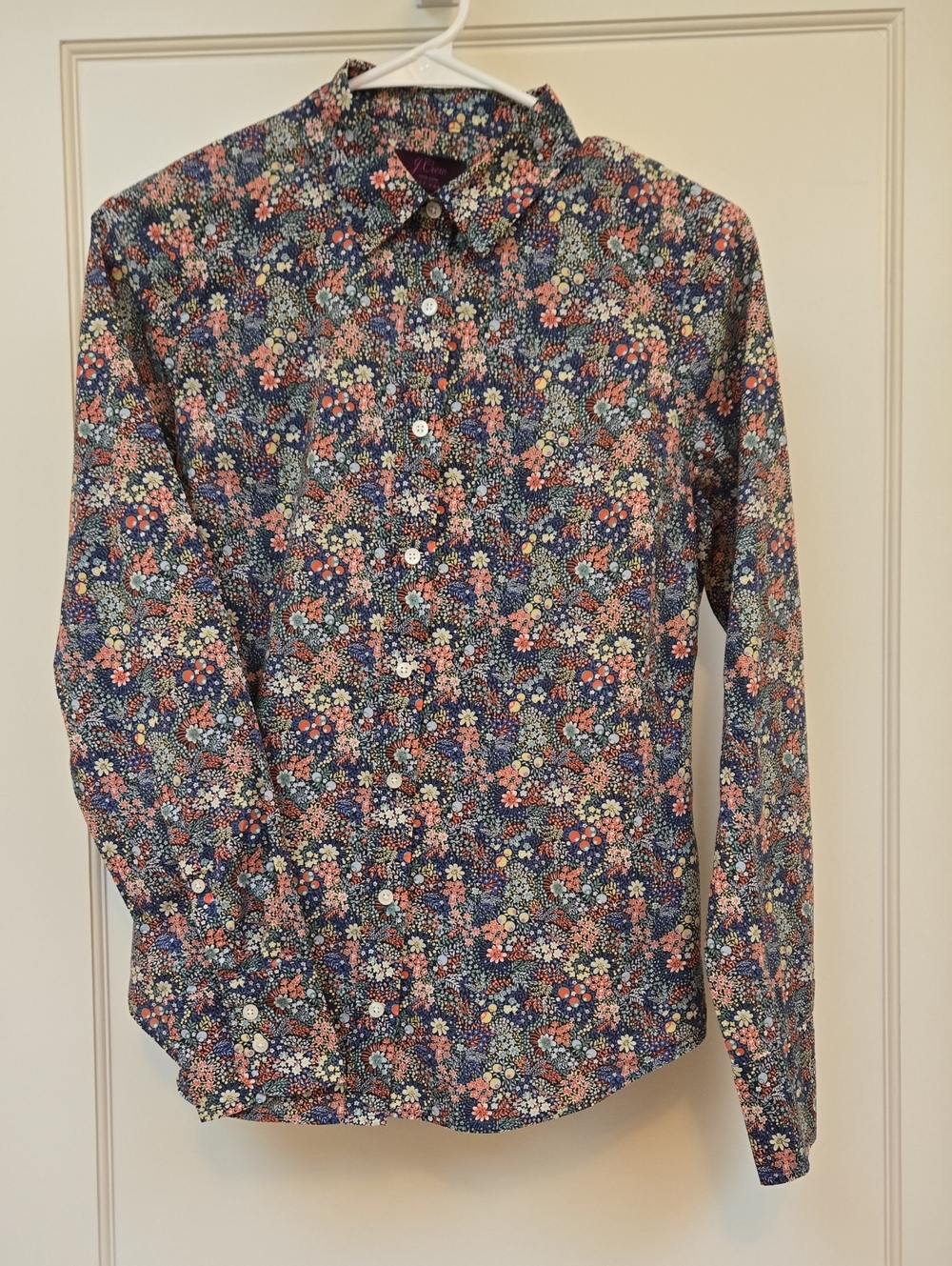 J. Crew Liberty Of London  Floral Multicolored Button-Down Shirt